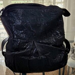 🍂Francesco Biasia black leather tote bag